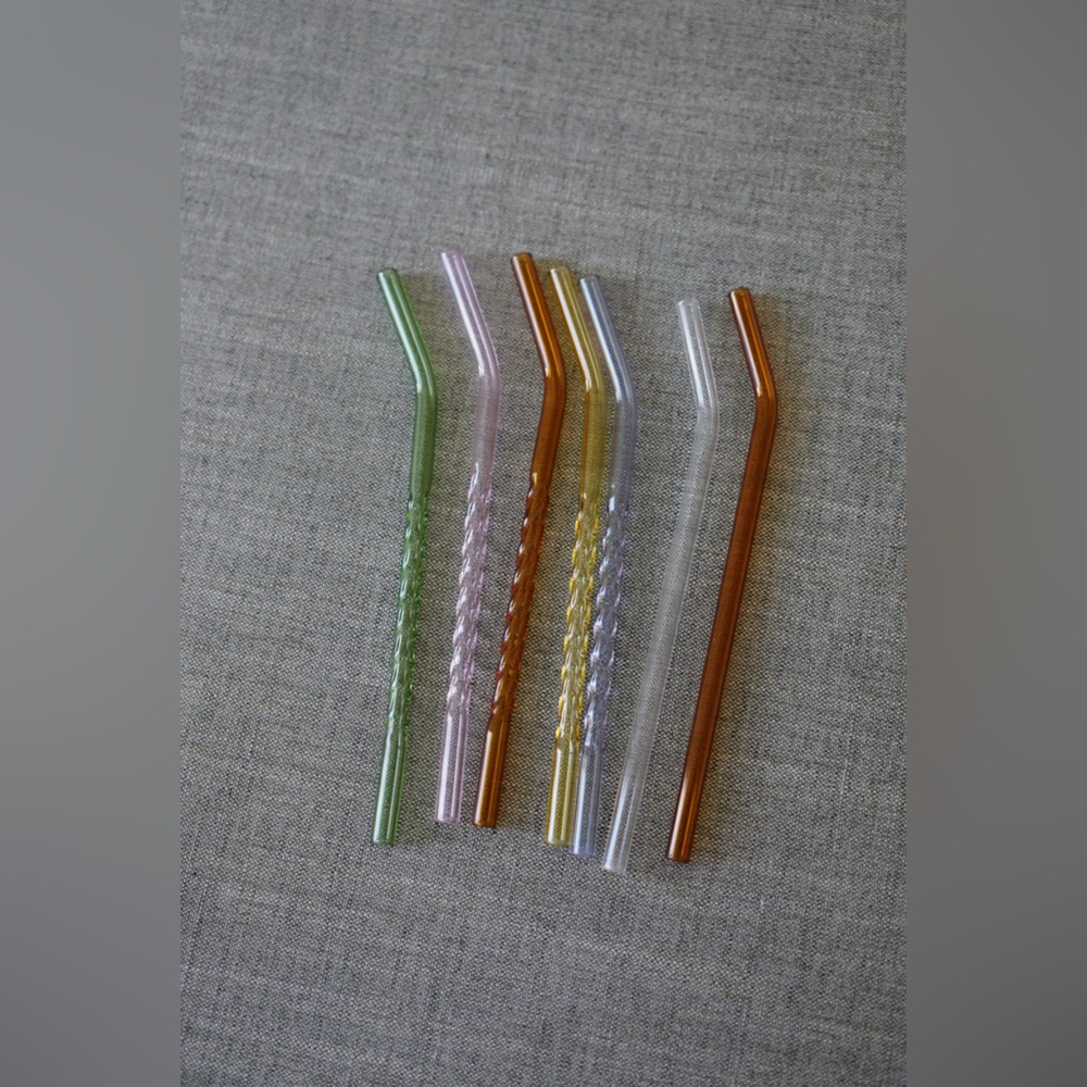 Zara Home - Set of 7 Reusable Glass Straws